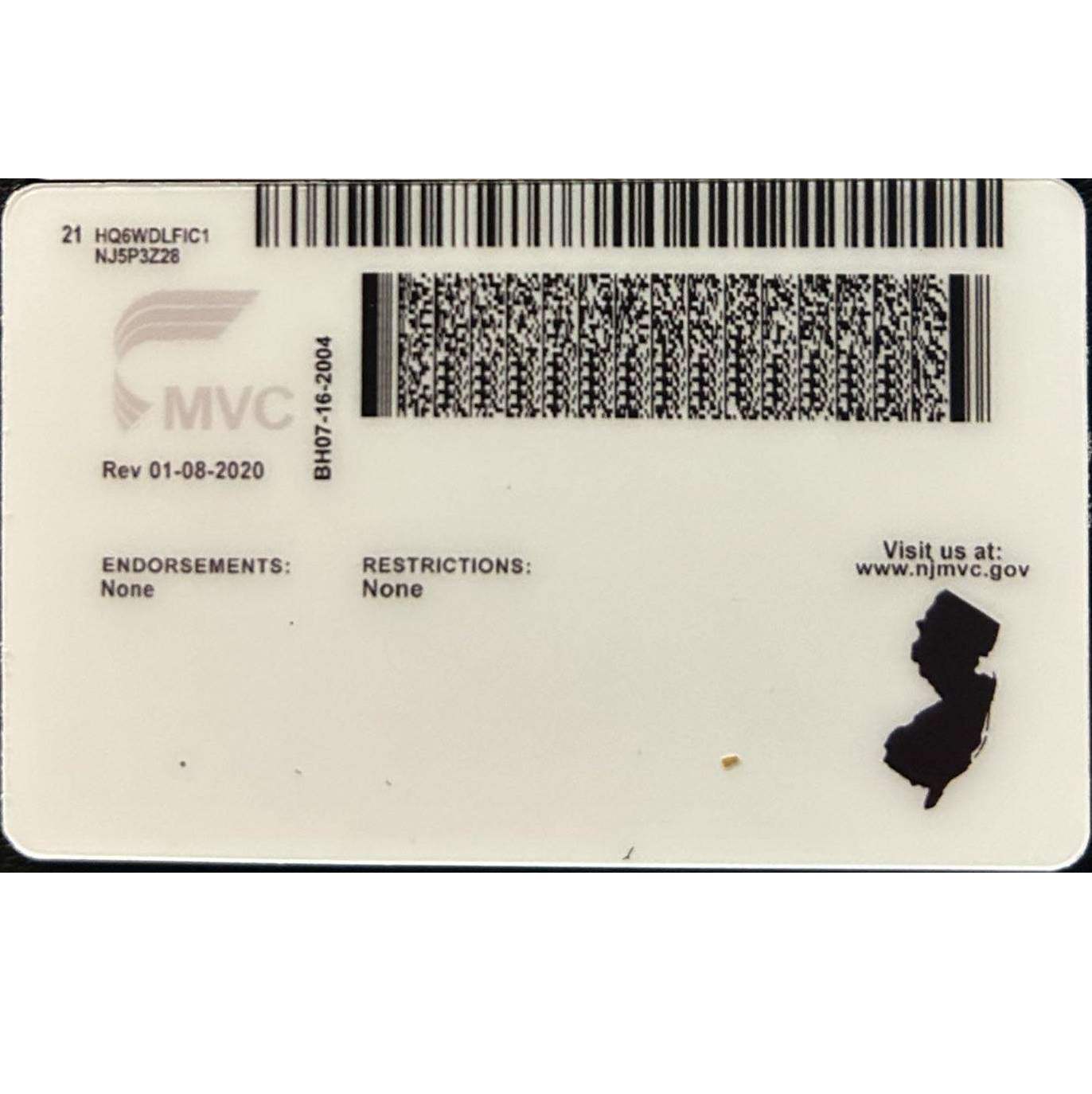 Buy New Jersey Fake IDs | Scannable | Buy 1 Get 1 free - USA BEST FAKE ID