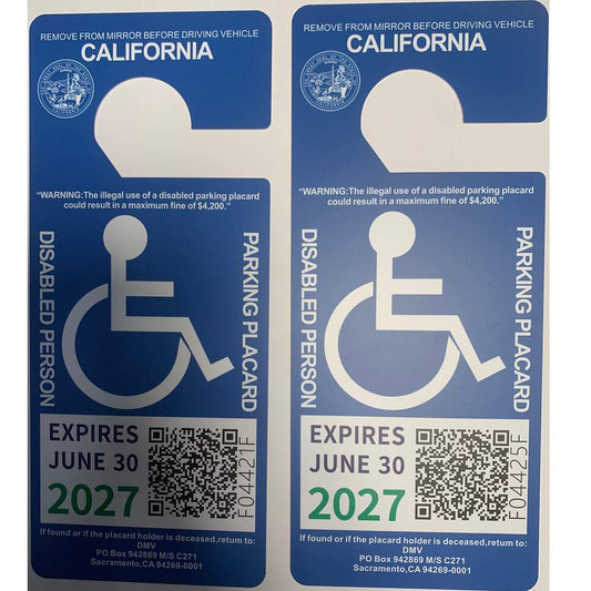 Buy California Disable Person Placards | Scannable | Big Discount - USA BEST FAKE ID