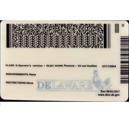 Buy Delaware Fake IDs | Scannable | Buy 1 Get 1 free - USA BEST FAKE ID