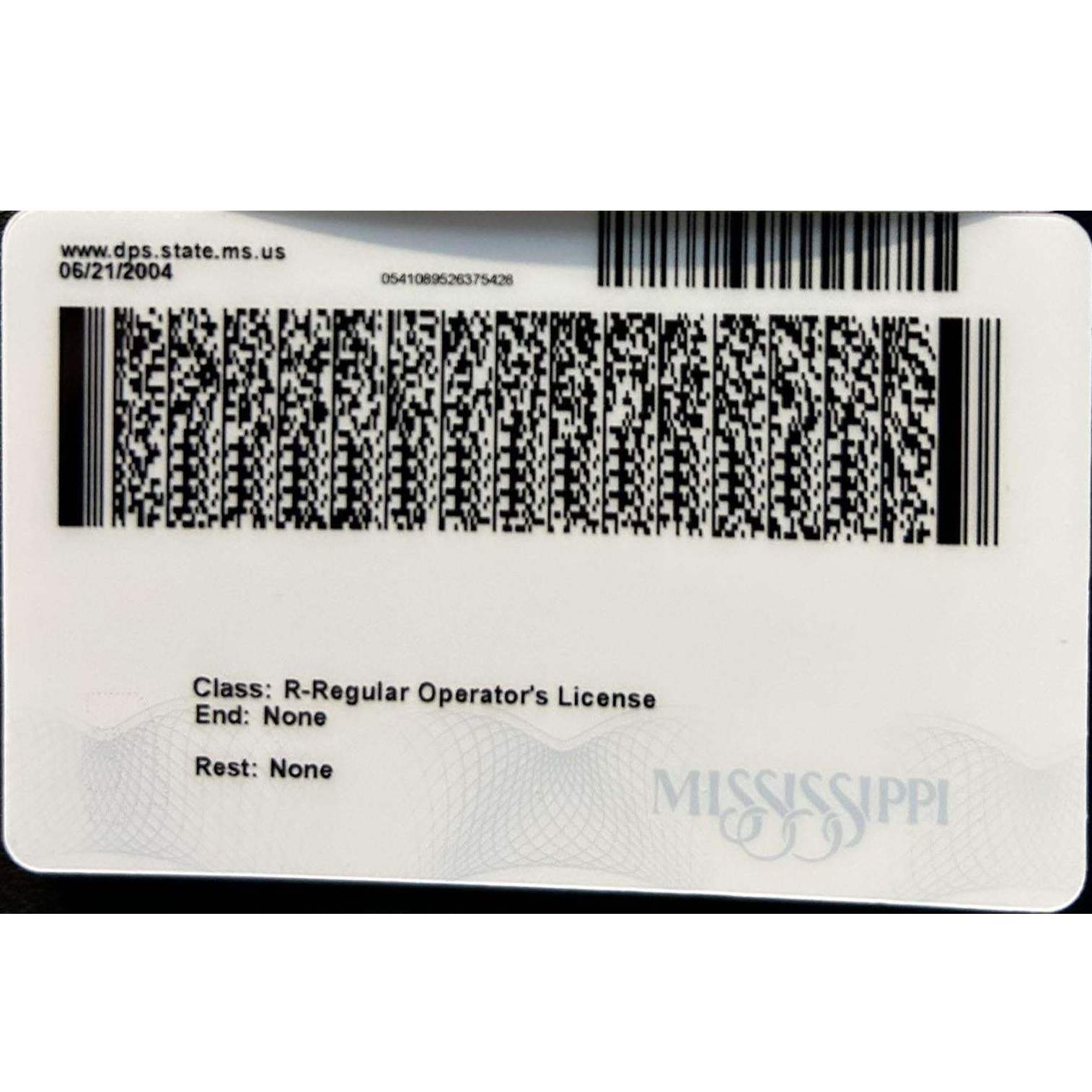 Buy Mississippi Fake IDs | Scannable | Buy 1 Get 1 free - USA BEST FAKE ID