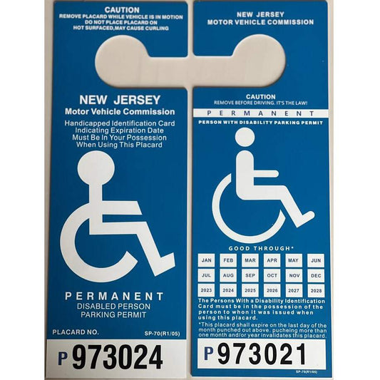 Buy New Jersey Disable Person Placards  | Big Discount - USA BEST FAKE ID