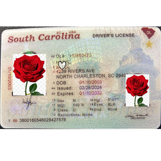 Buy Sourth Carolina Fake ID | Scannable | Buy 1 Get 1 free - USA BEST FAKE ID