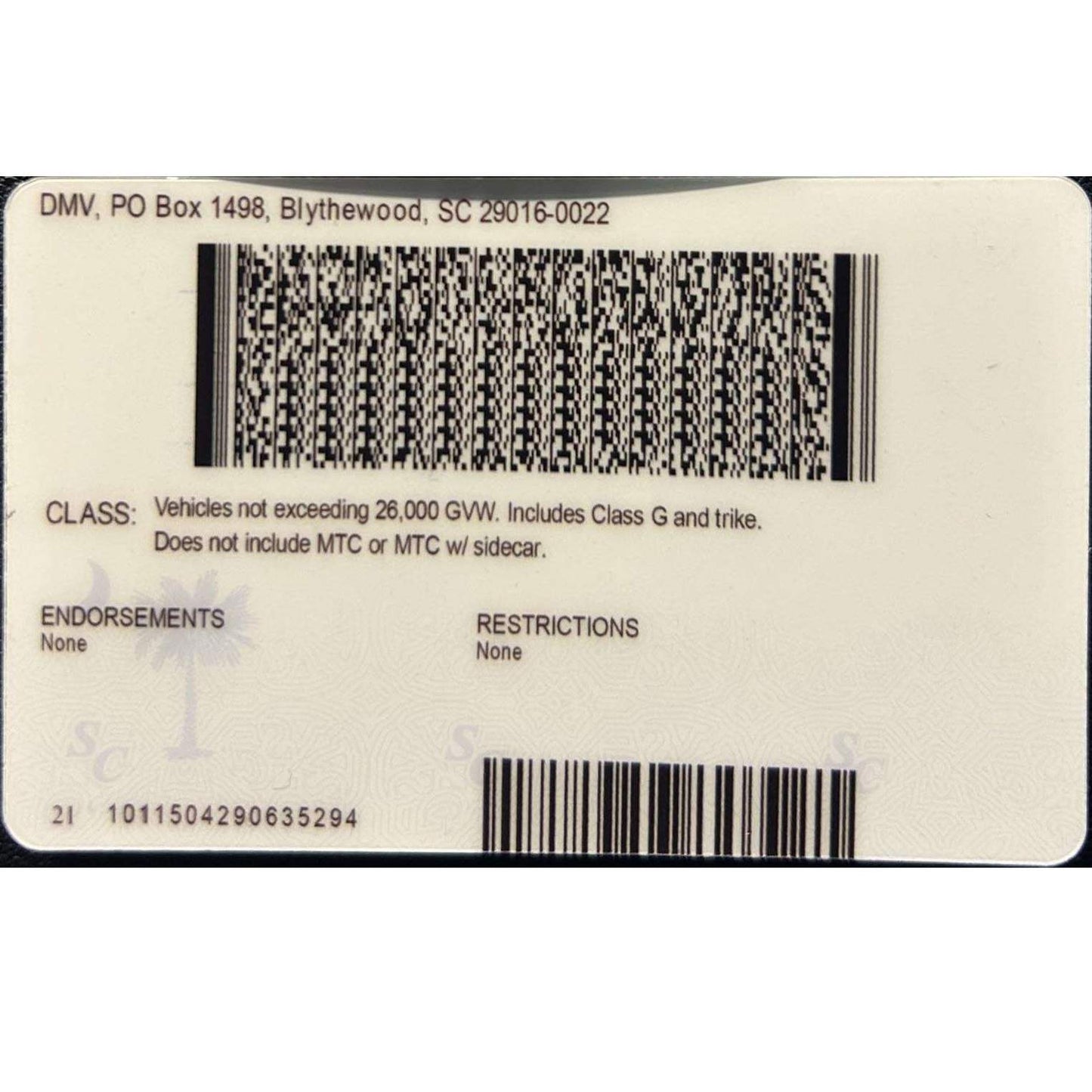 Buy Sourth Carolina Fake IDs | Scannable | Buy 1 Get 1 free - USA BEST FAKE ID