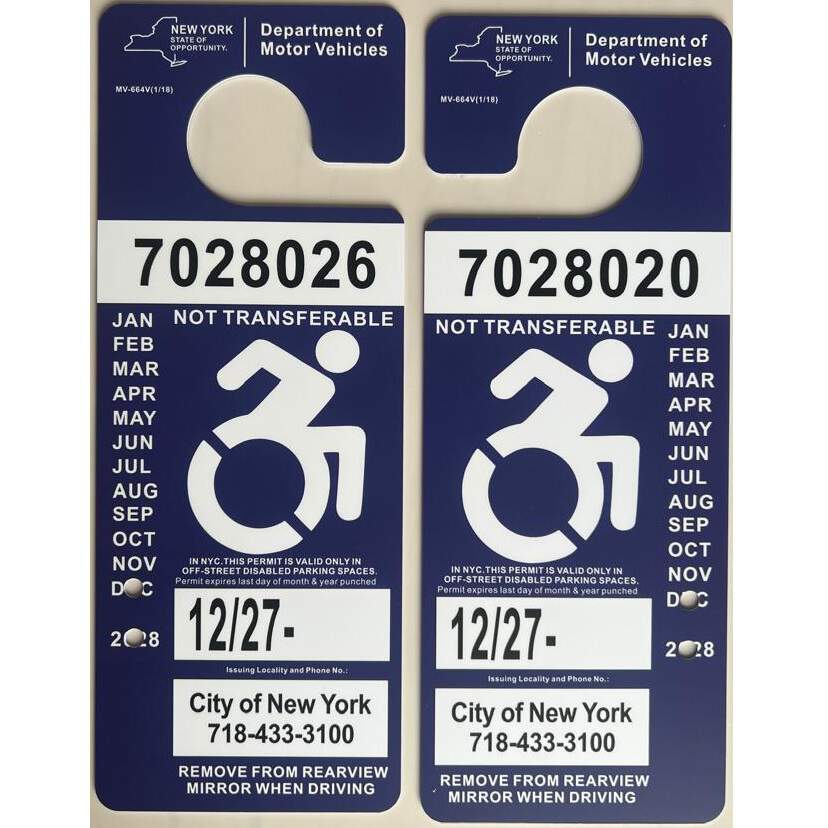 Buy New York Disable Person Placards  | Big Discount - USA BEST FAKE ID